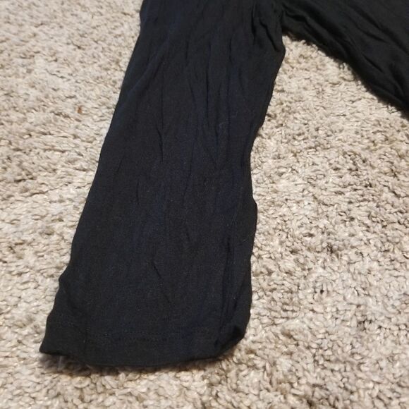 Two by Vince Camuto 3/4 length sleeve long black blouse - Picture 3 of 7